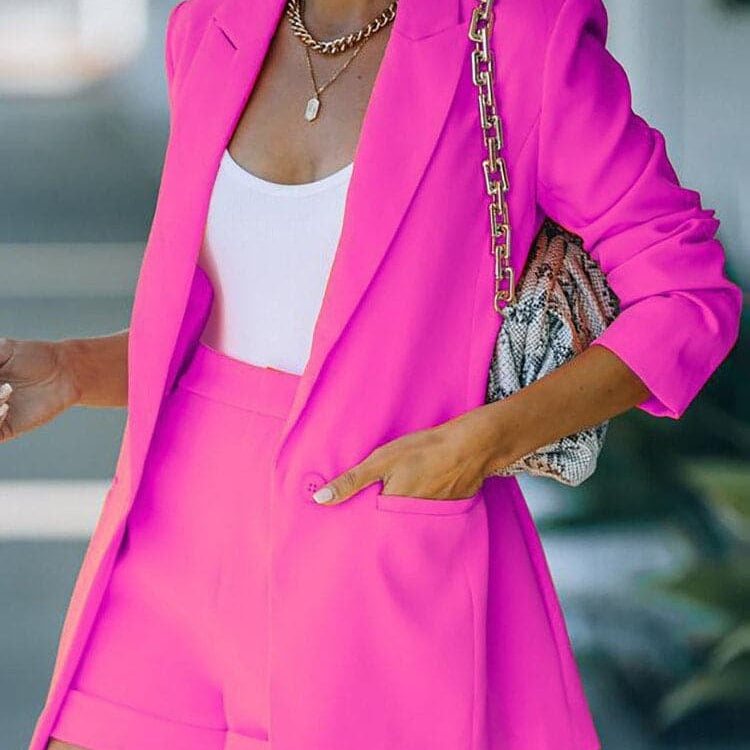 Nina - Completo pantalone e blazer di alta qualità in colori straordinari