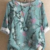 Ophelia - Camicetta firmata, lavorazione di alta qualità e motivi intricati