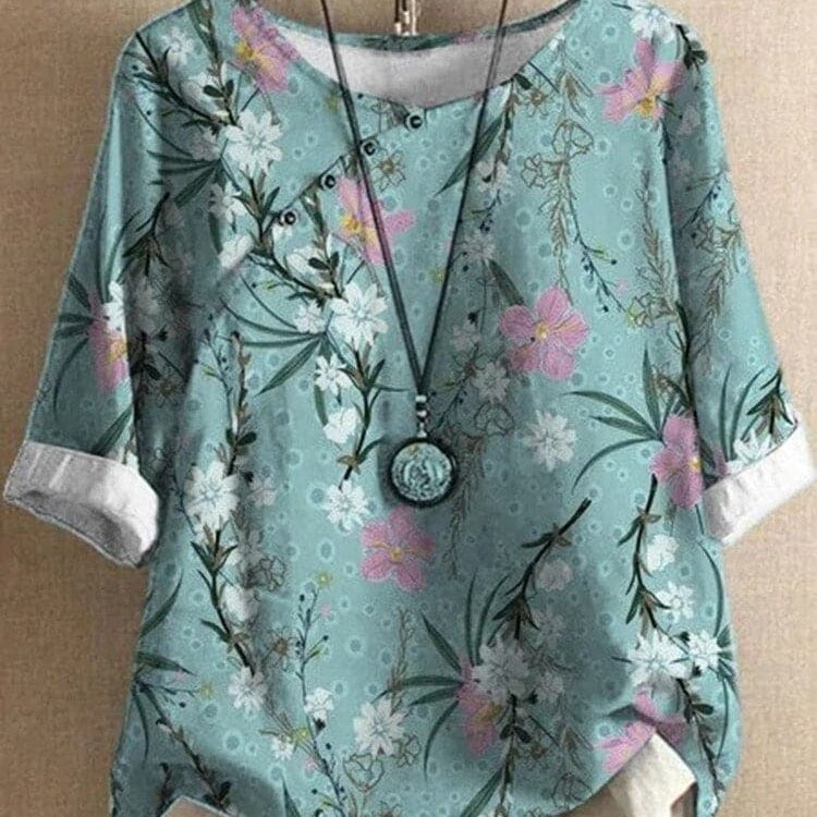 Ophelia - Camicetta firmata, lavorazione di alta qualità e motivi intricati