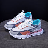 Sneakers da donna - Comode suole spesse - Rete traspirante - Chiusura casual con lacci