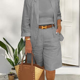 Camry - Elegante blazer e pantaloncini - Set due pezzi