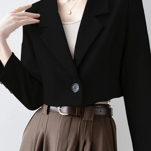 Blazer corto e rilassato