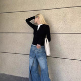 Jeans decostruiti lavati vintage