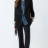 Blazer a maniche lunghe dalla vestibilità ampia