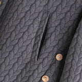 Giacca trapuntata con cappuccio comoda, elegante e pratica per le donne