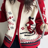 Cardigan retrò con doppia cerniera