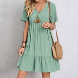 Carino - Splendido abito estivo con scollo a V