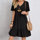 Carino - Splendido abito estivo con scollo a V