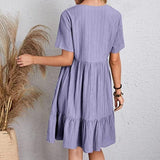 Carino - Splendido abito estivo con scollo a V