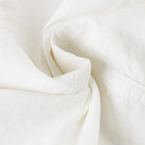 Pantaloni cargo bianchi a gamba larga con coulisse