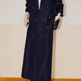 Blazer doppiopetto in twill