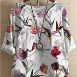 Ophelia - Camicetta firmata, lavorazione di alta qualità e motivi intricati