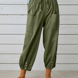 Pantaloni da donna - Vita alta - Vestibilità ampia - Eleganti e comodi