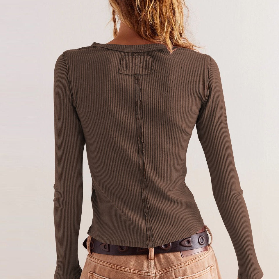 Cardigan a coste tinta unita