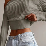 Zena - Top di alta qualità con design a spalle scoperte