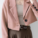 Blazer corto e rilassato