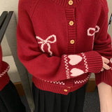 Cardigan con fiocco frontale dalla vestibilità rilassata