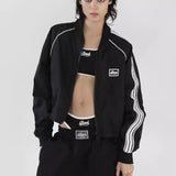 Giubbotto bomber retrò ricamato