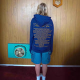 Felpa con cappuccio unisex, ampia e alla moda, con stampa 3D, retrò