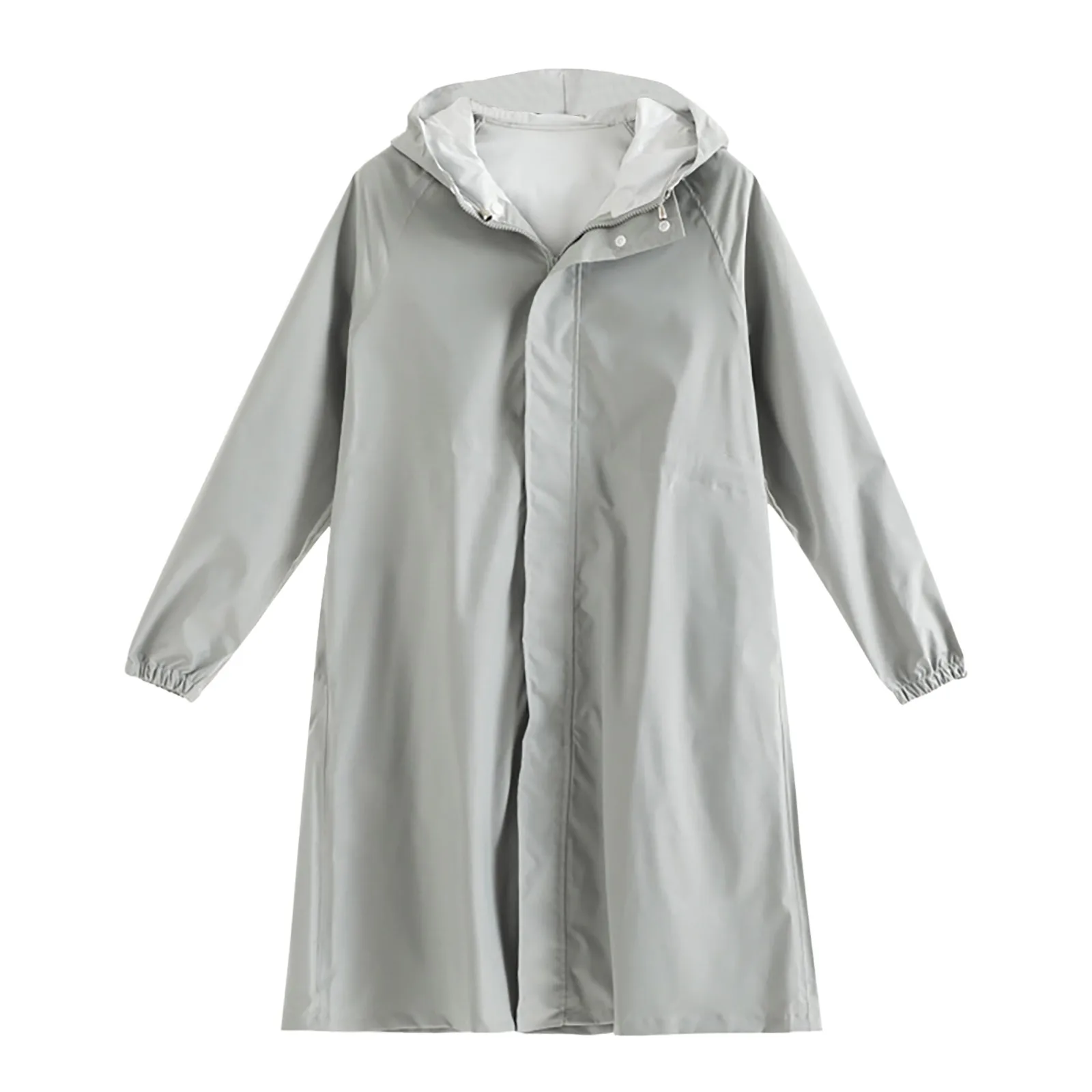 Trench da donna – Impermeabile leggero – Taglio dritto – Vita regolabile – Lunghezza al ginocchio