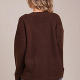 Cardigan tascabile color block