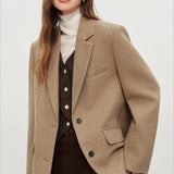 Blazer corto a quadri retrò