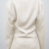 Blazer vintage con doppio risvolto e vestibilità ampia