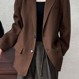 Blazer oversize con texture a nido d'ape