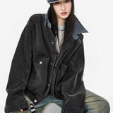 Giacca da lavoro con tasca dal taglio rilassato