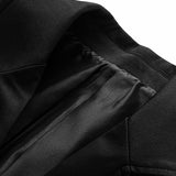 Blazer slim fit con spalle imbottite