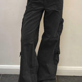 Pantaloni cargo vintage a vita bassa in stile street