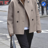 Giacca da donna alla moda, oversize e calda