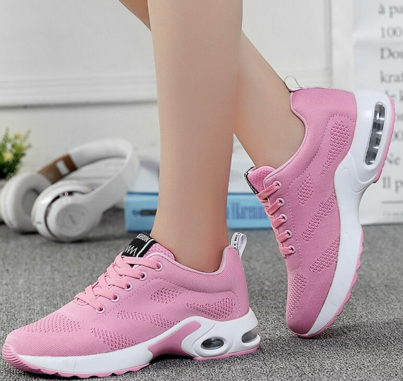 Sneakers da donna - Traspiranti e leggere - Comfort ammortizzato - Lacci regolabili