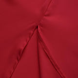 Gonna lunga da donna - Vita alta - Taglio svasato - Fiocco decorativo