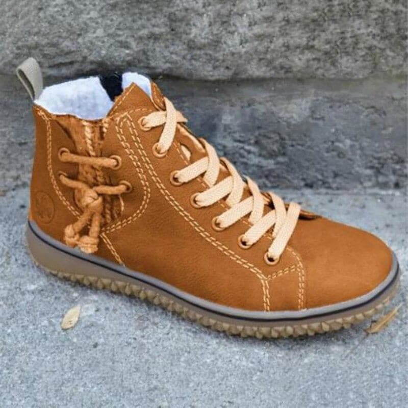 Sneakers alte da donna - Fodera calda - Suola in gomma antiscivolo - Stile casual