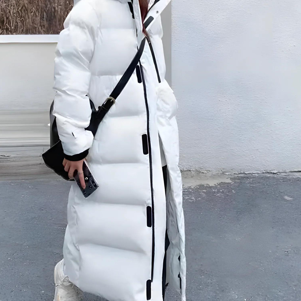 Cappotto invernale da donna elegante, isolante e resistente