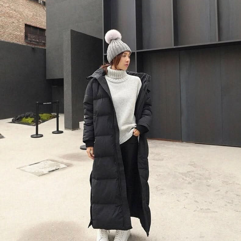 Piumino lungo chic, elegante e comodo per le donne