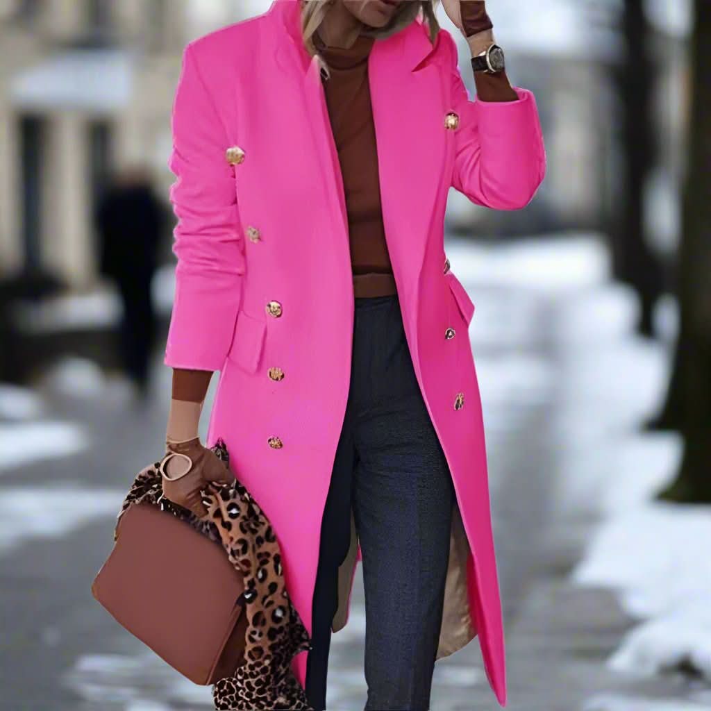 Cappotto da donna di alta qualità, chic e caldo firmato