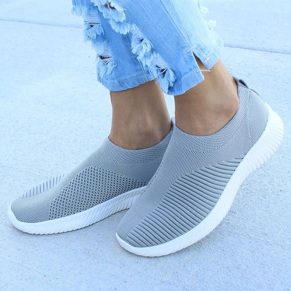 Sneakers da donna - Rete tecnica - Slip-on - Taglio basco