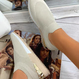 Sneakers da donna - Slip-On Comfort - Mesh traspirante - Suola antiscivolo