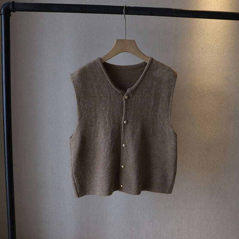 Cardigan da donna – Maglia morbida – Vestibilità classica – Abbottonatura corta – Stile a strati