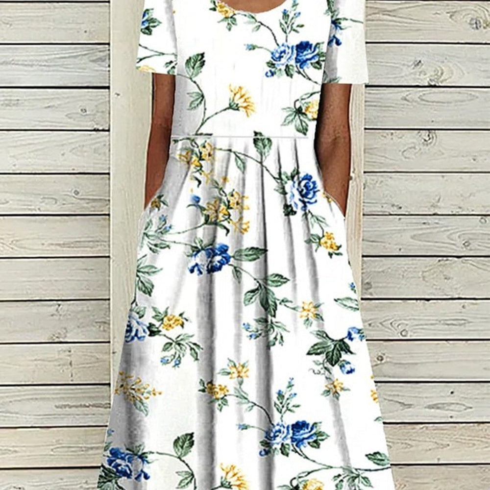 Renta - Abito ampio con stampa floreale