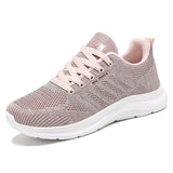 Scarpe da corsa da donna – Rete traspirante – Suola ammortizzata – Allacciatura bassa