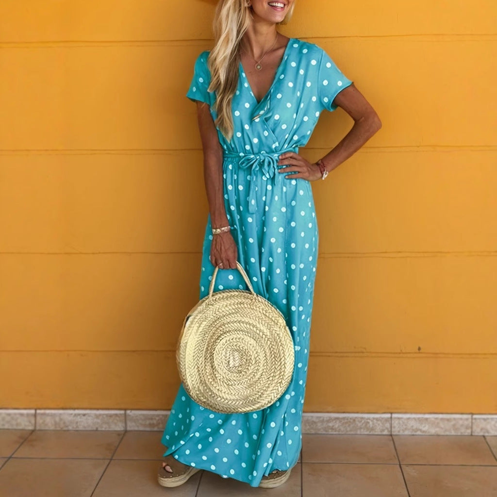 Margaux - Abito lungo a pois