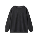 Maglione da donna – Vestibilità rilassata – Maglia a coste – Maniche lunghe e girocollo