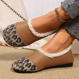 Mocassini da donna – Fodera in pelliccia sintetica – Facili da indossare – Suola flessibile