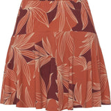 Gonna-pantalone da donna – Taglio arioso, linea ad A – Pantaloncini integrati – Comodo elastico in vita