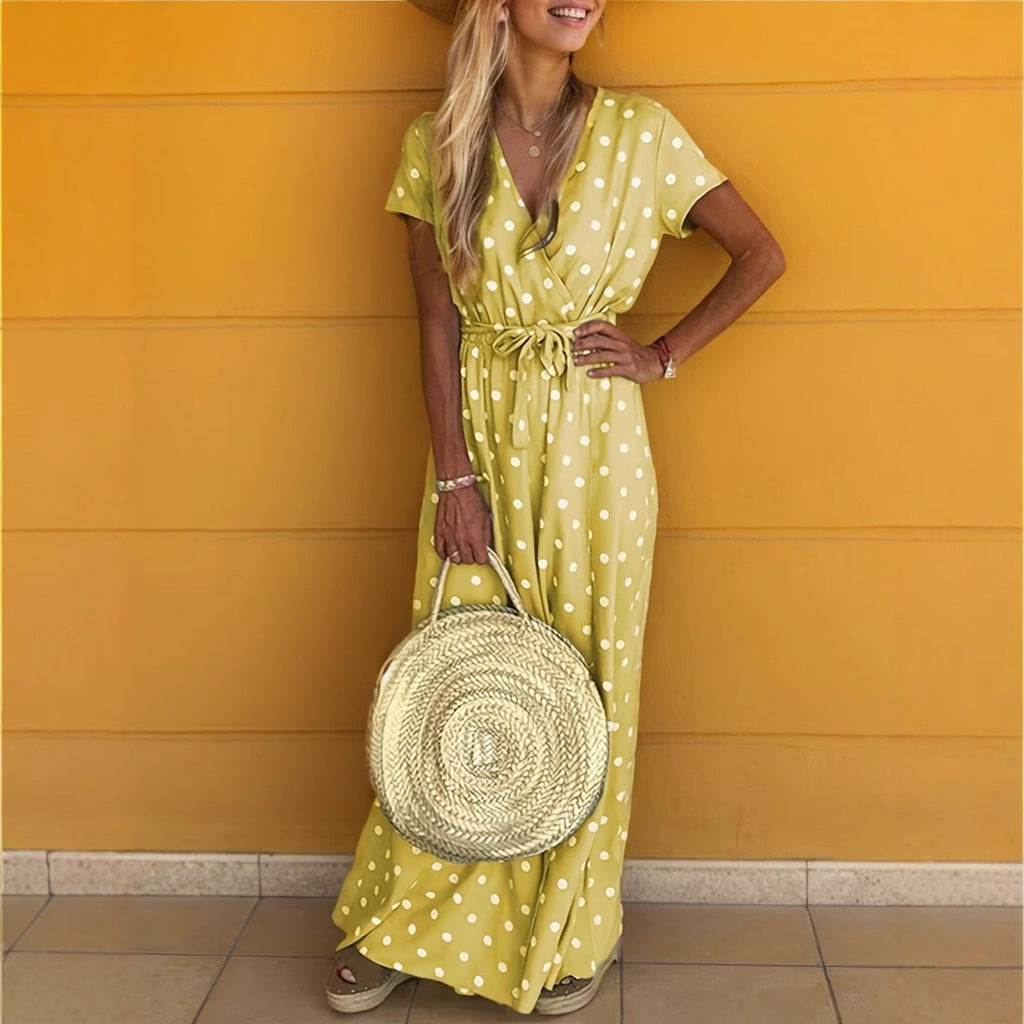 Margaux - Abito lungo a pois