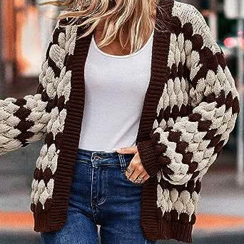 Cardigan in maglia da donna elegante, comodo e versatile