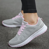 Sneakers da donna – Rete traspirante – Supporto ottimale – Chiusura con lacci antiscivolo